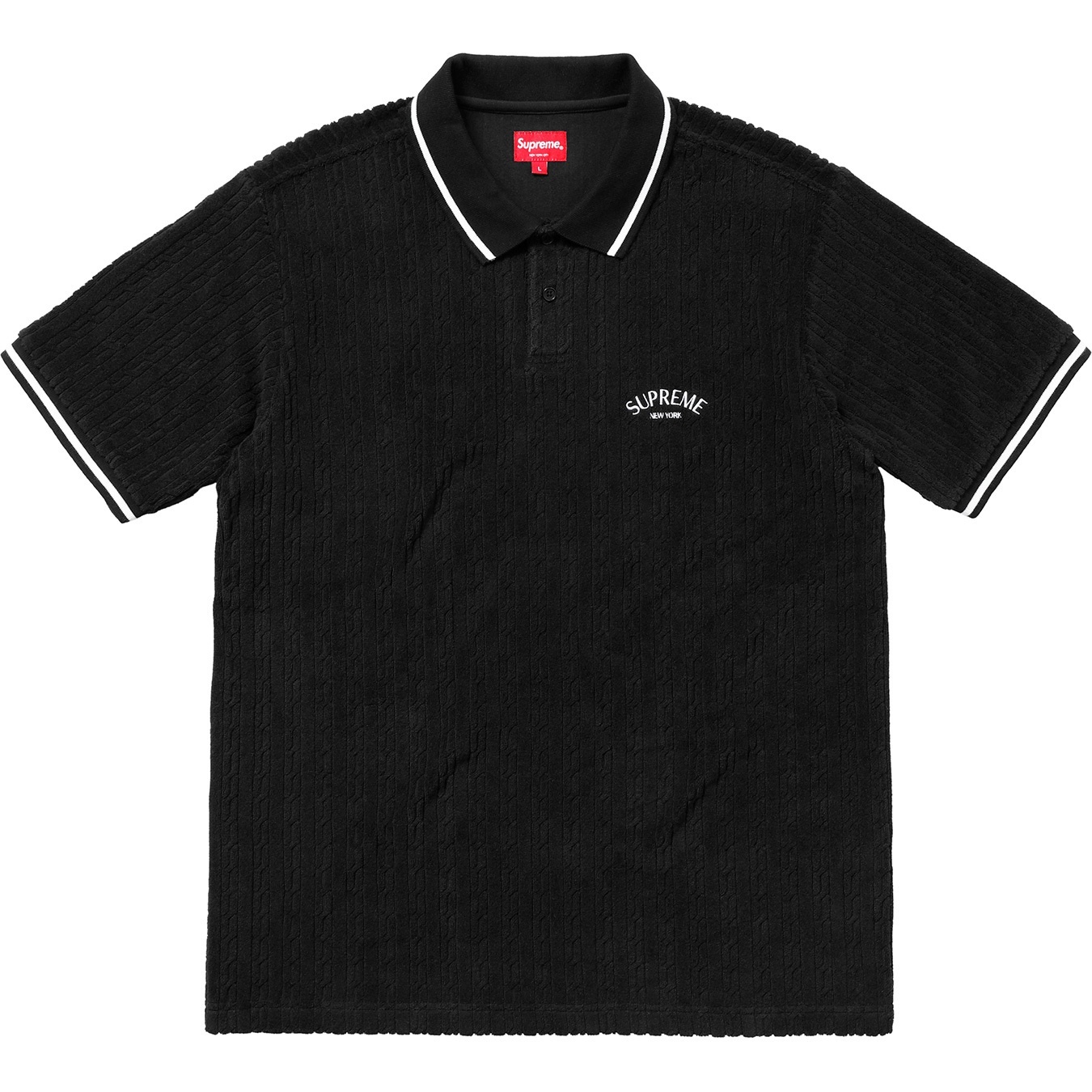 Cable Knit Terry Polo view 5